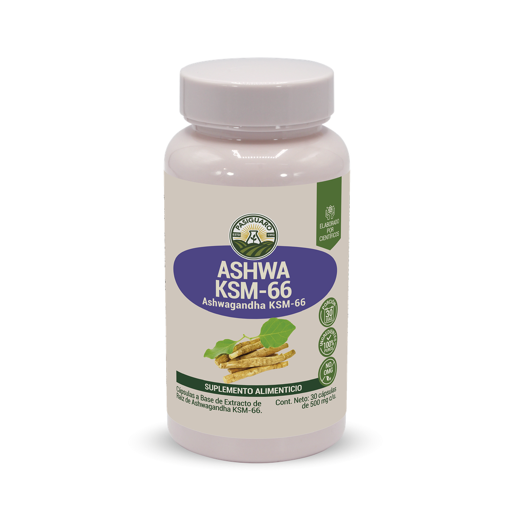 [15-084] Ashwa KSM-66 30 Cápsulas de 500 mg